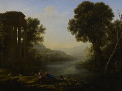 Pastorale Landschaft (Minneapolis Institute of Arts) von Claude Lorrain